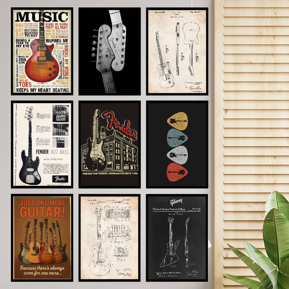 Vintage Collectible Posters - Affiche d'art auto-adhésive de Collection de
