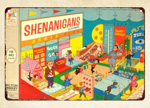 Panneau en métal vintage Shena - Vintage Collectibles Store avis et prix