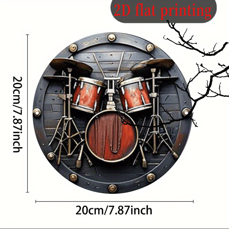 Panneau rond en aluminium 2D p - Vintage Collectible Plates avis et prix